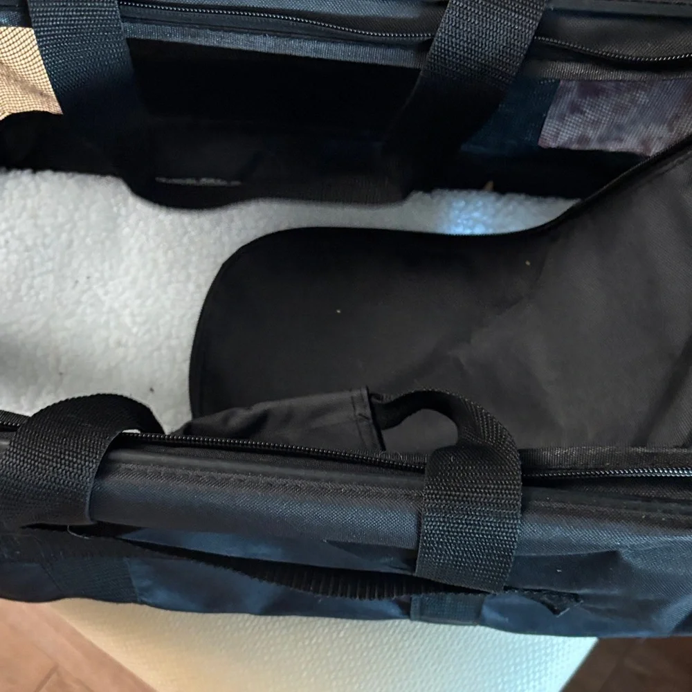 Black airline approved Pet Carrier for Dogs